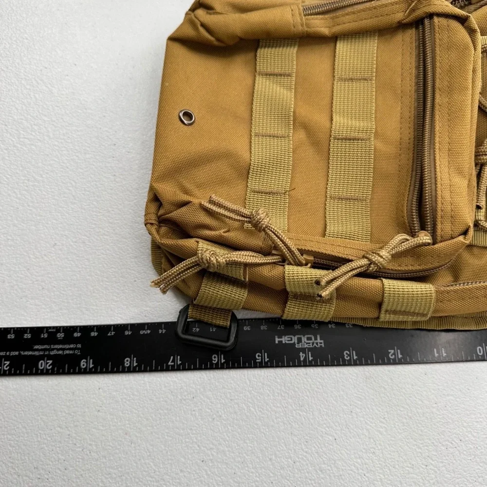 Fami Tactical Sling Bag Travel Everyday Compact Design Canvas Adjustable Strap‎